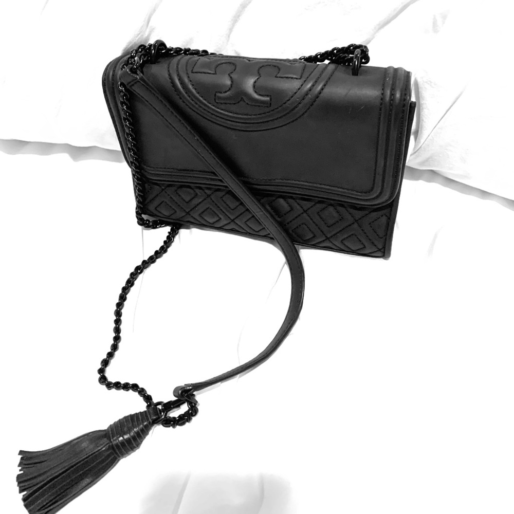 Tory Burch Fleming convertible matte shoulder bag